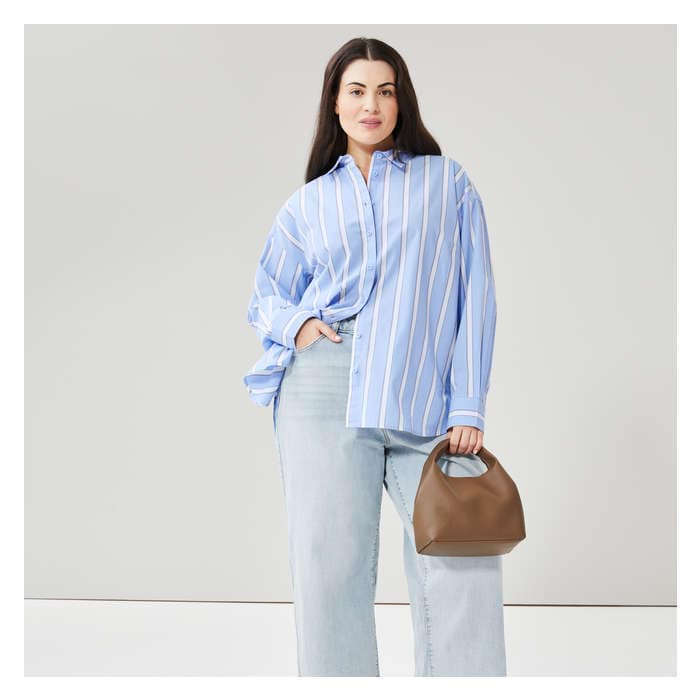 Women+ Oversized Button-Down Shirt